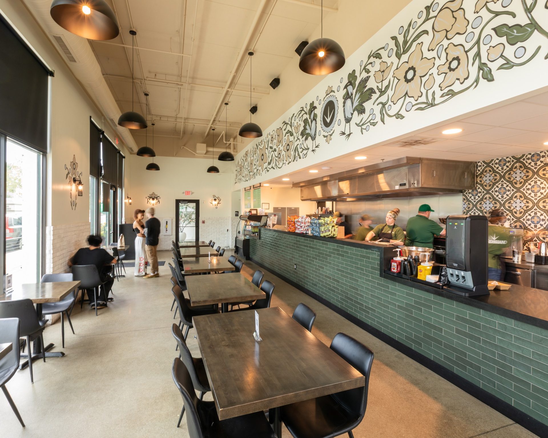The open kitchen