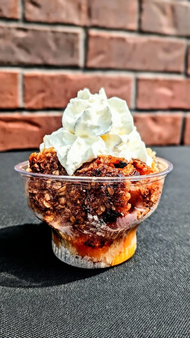 Peach Cobbler.