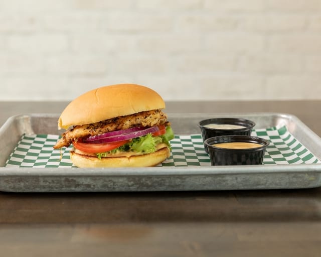 GRILLED CHICKEN SANDWICH.