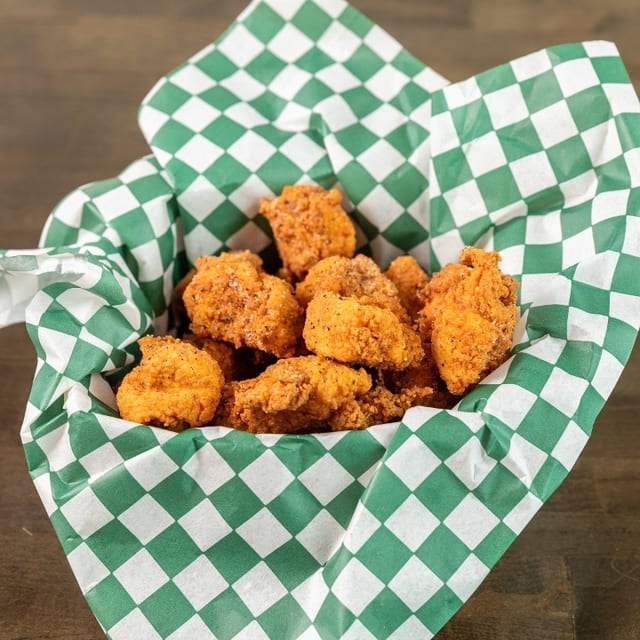 POPCORN CHICKEN BITES.